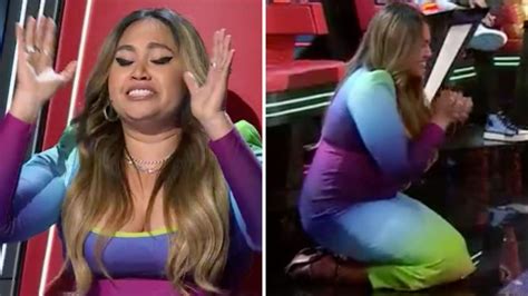 The Voice: Jessica Mauboy breaks down in tears over body .